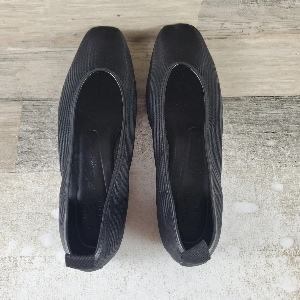 Naturalizer Game Changer Womens Ballet Flat Sz 8.5 Wide Mesh Round Toe Slip On